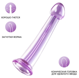 Гелевый фаллос ToyFa Jelly Dildo M