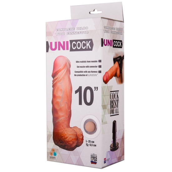 Фаллос-насадка Unicock 10", Lovetoy