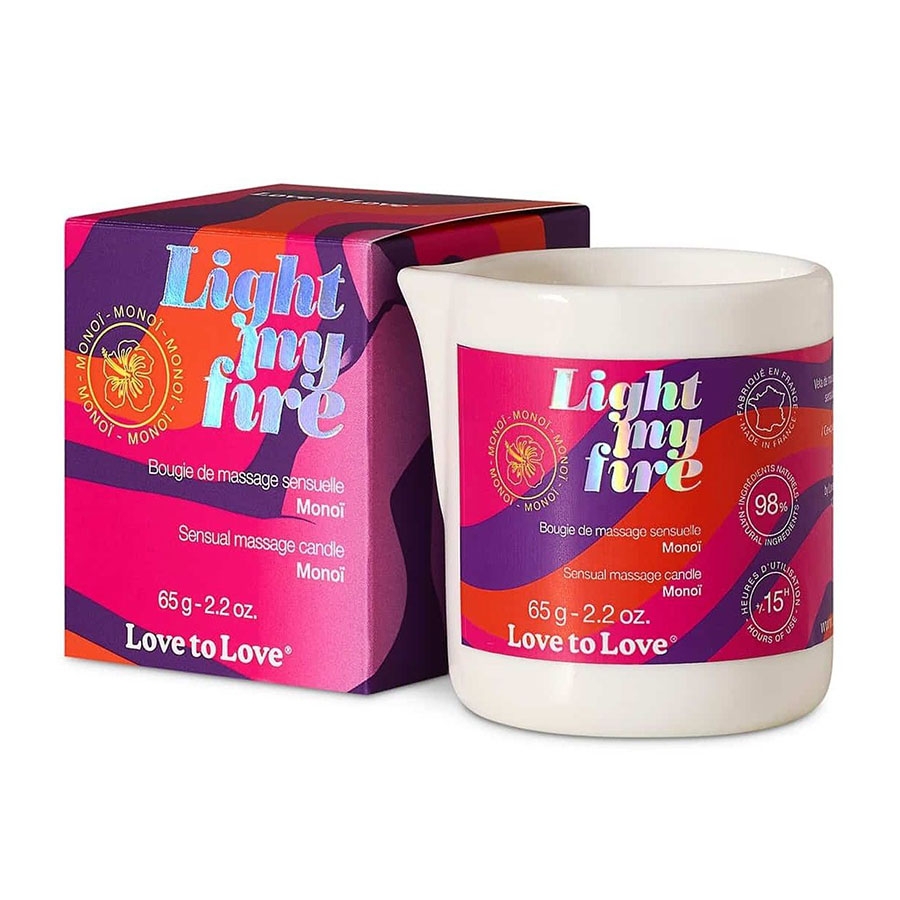 Массажная свеча Light My Fire