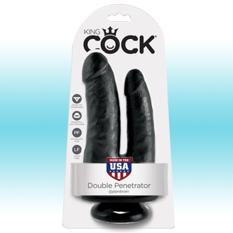 Фаллос King Cock Double Penetrator, Pipedream