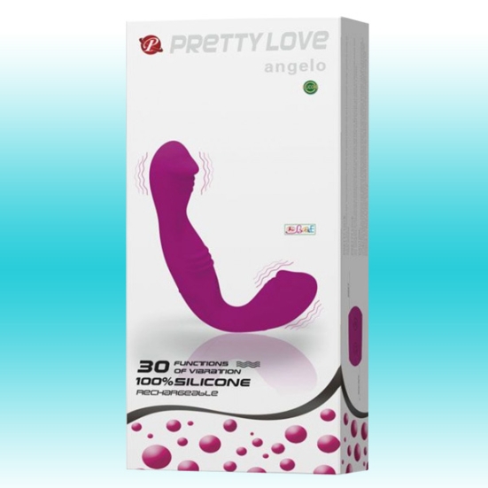 Страпон безремневой Pretty Love Angelo - с вибрацией