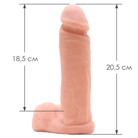 Фаллос-насадка Vac-U-Lock 8" Ultraskyn